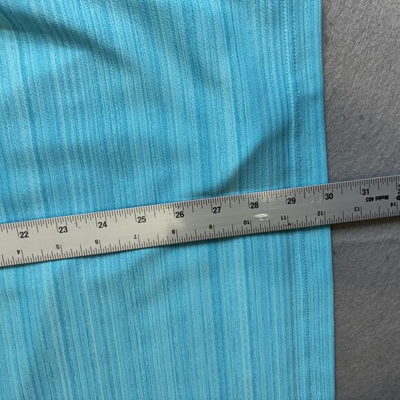 FILA Sport Golf Polo Mens XL Blue Striped Athletic Fit Sportswear Casual Golfing - Picture 5 of 7